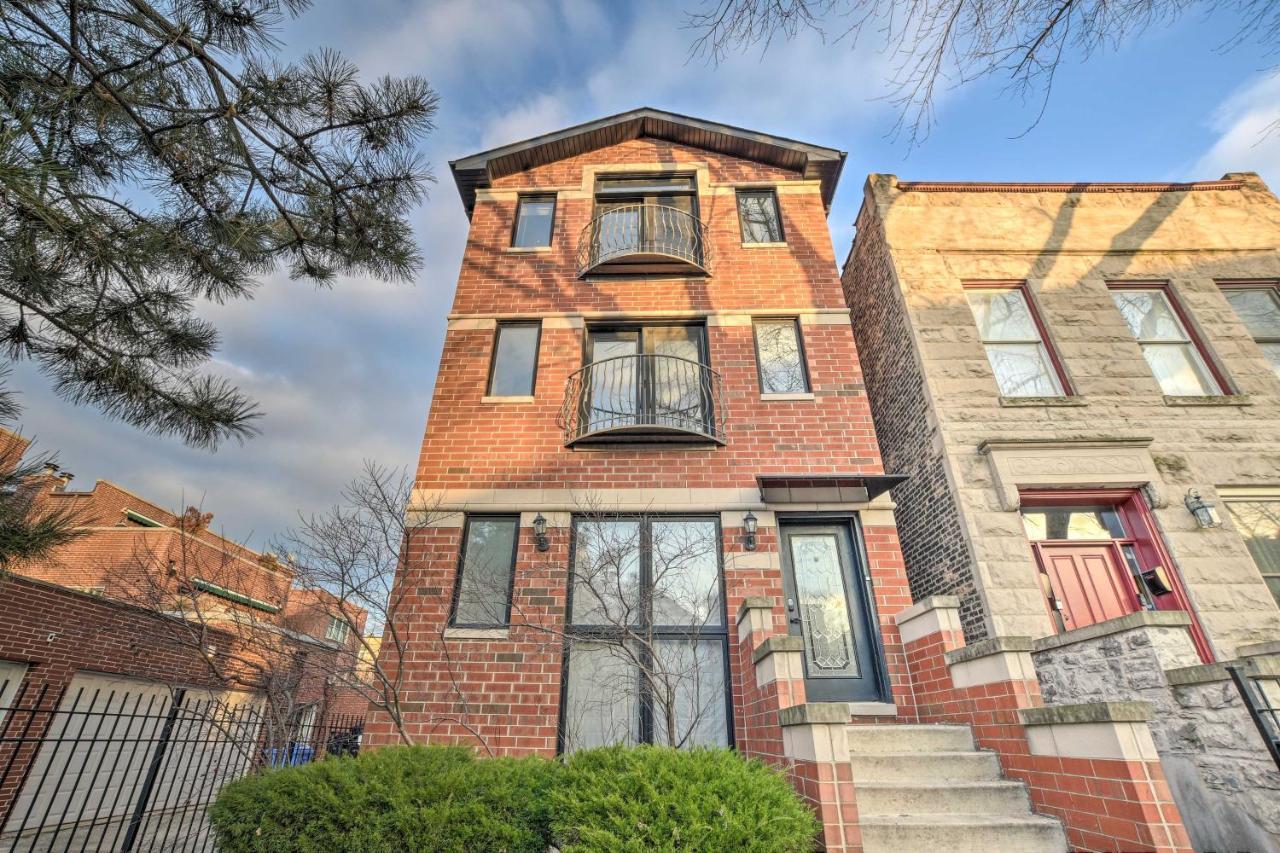 Chicago Condo With Balcony Walk To Cta Stations! 外观 照片